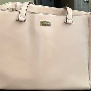 Kate Spade Cream Structured Tote Bag